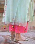 Zaynab Silk Butti Palazzo