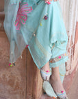 Zaynab Powder Blue Bel Patti Palazzo