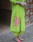Zaynab Green Flower Jacket