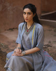 Zaynab Grey Back Puckering jacket