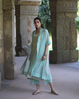 Zaynab Powder Blue Back Puckering jacket