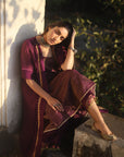 Zaynab Purple Back Puckering jacket
