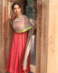 Nazneen Magenta Side Kali Kurta