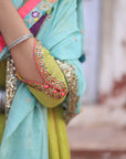 Nazneen Green Side Kali Kurta