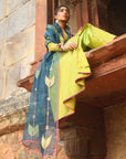 Nazneen Green Anarkali Set