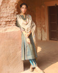 Nazneen Teal Blue Salwar