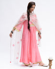 Gulnaaz Bright Pink Center Puckering Kurta
