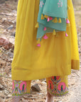 Bagh Yellow Peacock Palazzo