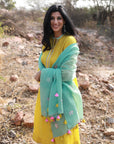 Bagh Yellow Pintuck Kurta Set