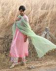 Bagh Pastel Pink Pintuck Kurta Set