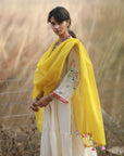 Bagh Ivory Front Panel Puckering Set