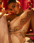 Khel Ivory Tissue Saree