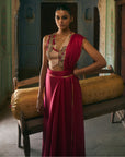 Khel Ruby Red Saree