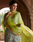 Zahra Green Gotta Tikki Dupatta