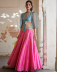 Zahra Hot Pink Lehenga