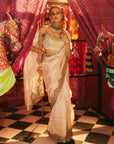 Khel Ivory Tissue Saree