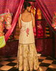 Khel Ivory Gharara Set