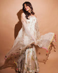 Chitrangda Singh Khel Ivory Gharara Set