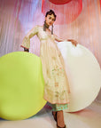 Ivory Jaal Silk Kurta Set