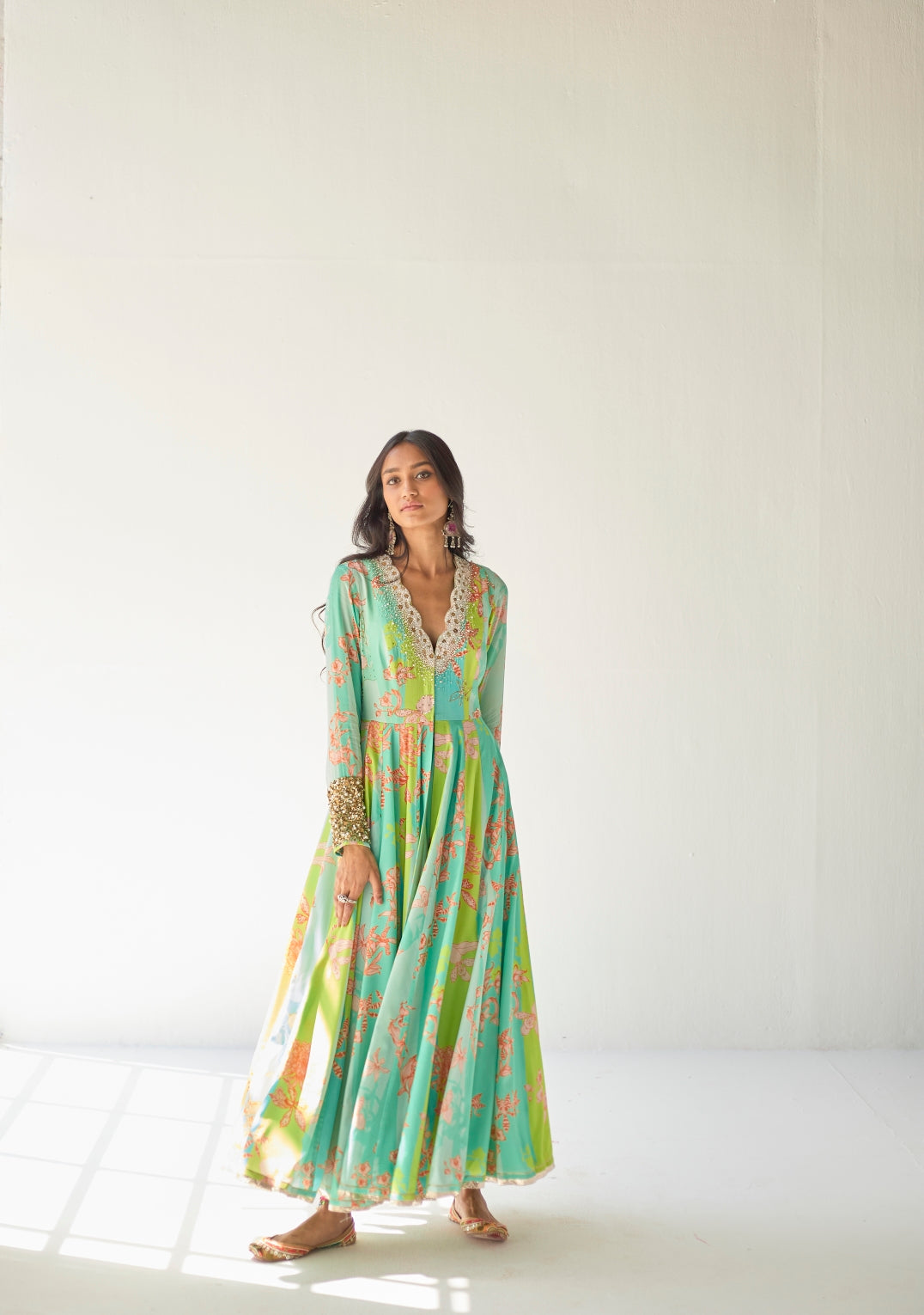 Ferozy Orchid Anarkali Set