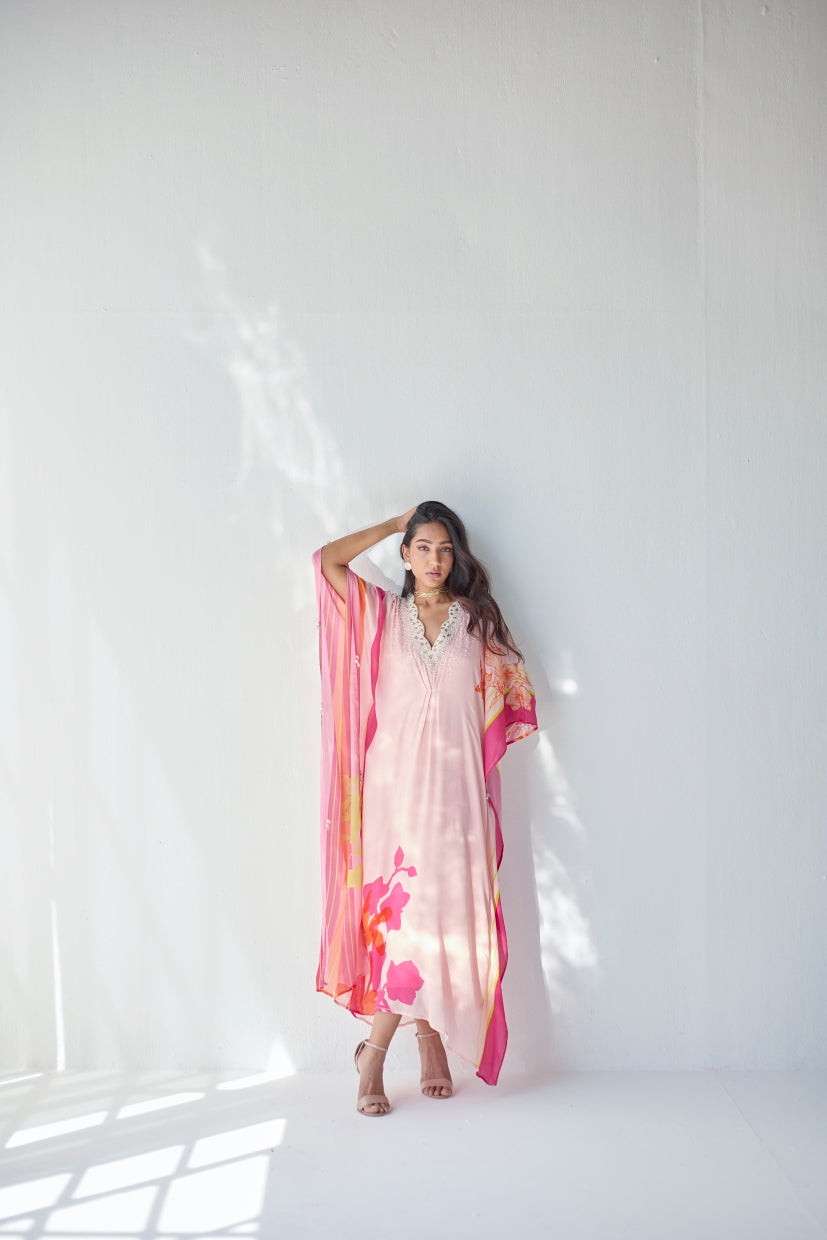 Pastel Pearl Kaftan