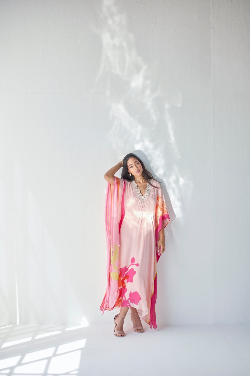 Pastel Pearl Kaftan