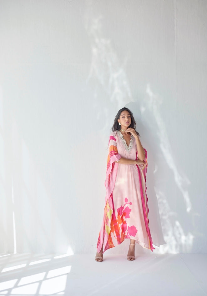Pastel Pearl Kaftan