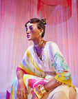 Ivory Belt Kaftan