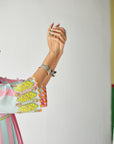 Bright Pink Bell Sleeve Kurta Set