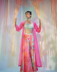Hot Pink Orchid Jacket Set