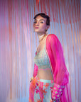 Hot Pink Orchid Jacket Set