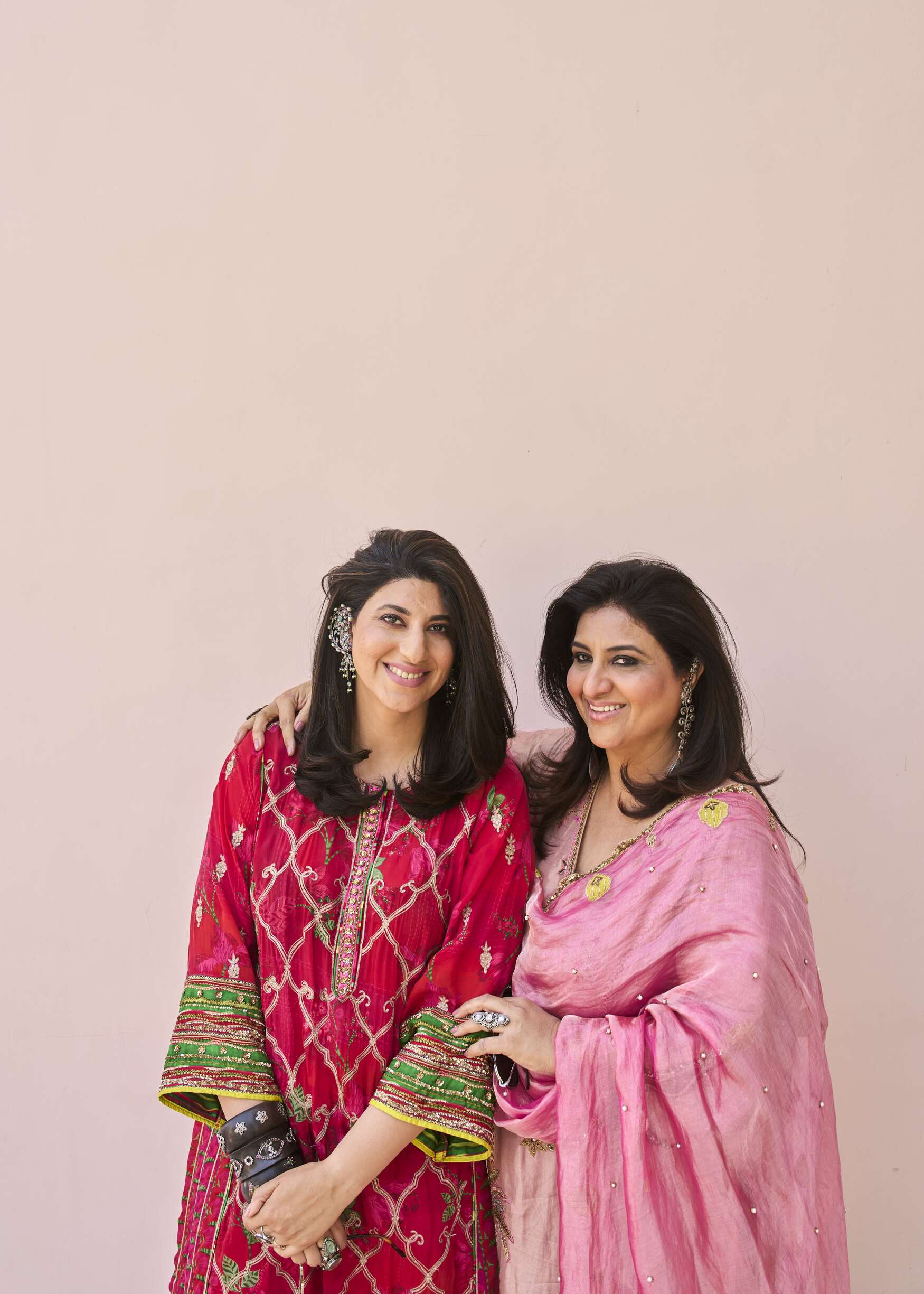 Ramniq Red Choga Style Kurta Set