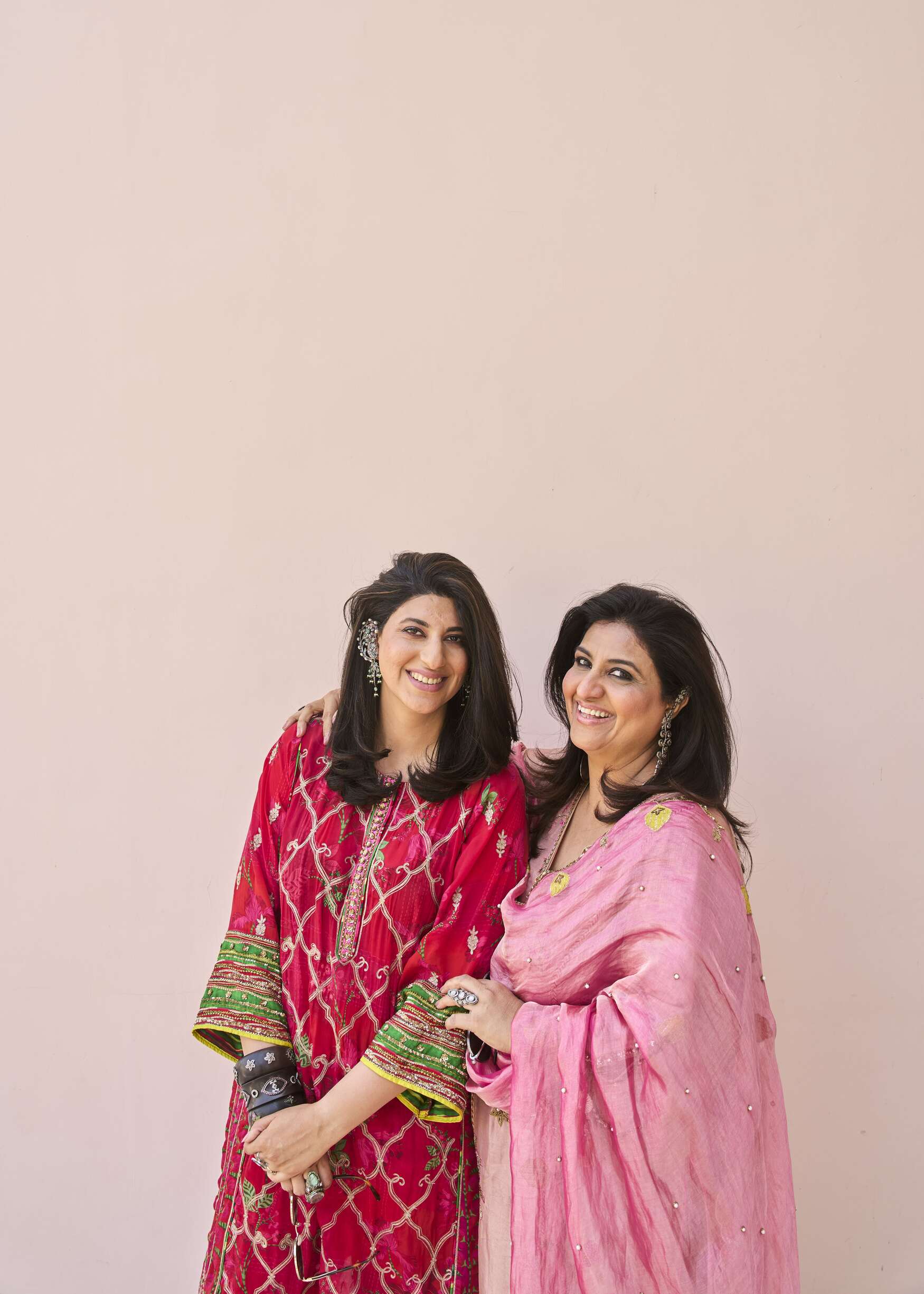Ramniq Red Choga Style Kurta Set