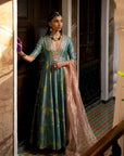 Fariba Moonlight Printed Tissue Anarkali Set