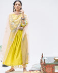 Gulnaaz Center Puckering Kurta Set
