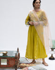Gulnaaz Center Puckering Kurta Set