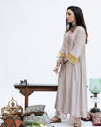 Gulnaaz Grey A-Line Pocket Kurta Set
