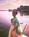 Gul Pastel Pink Prerna Mehra Floral Lehenga Set