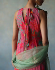 Gul Bright Pink Floral Crepe Shruti Manjari Gharara Set