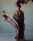 Gul Teal Anarkali Set