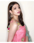 Kajal Aggarwal Heeriye Bright Pink Straight Kurta Palazzo Set