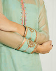 Powder Blue Organza Payala Gharara Set
