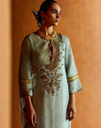 Mastani Powder Blue Organza Kurta Set