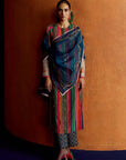 Mastani Pink Stripes Kurta Set