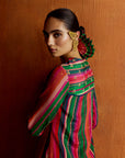Mastani Pink Stripes Kurta Set