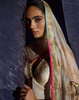 Mastani Ivory Tissue Tripti Gharara Set