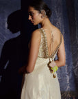 Mastani Ivory Tissue Tripti Gharara Set