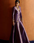 Mastani Purple Blazer Sharara Set