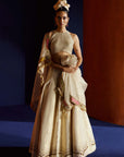Mastani Ivory Maheen Tissue Lehenga Set