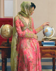NILOUFER ROSE PINK GULRANG ANARKALI SET